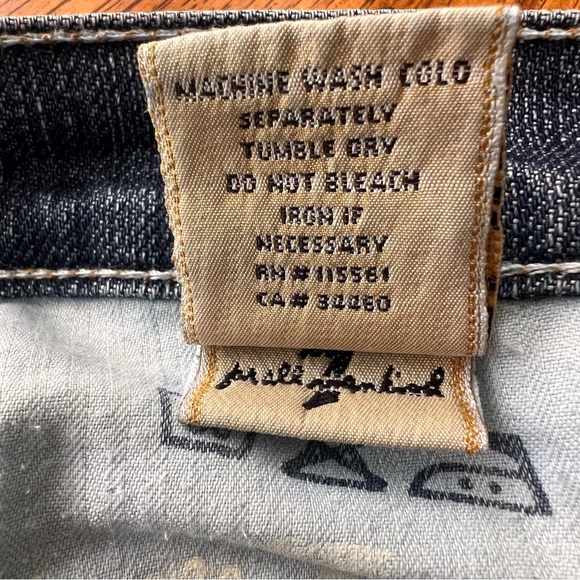 7 For All Mankind Bootcut Jeans Vintage 2005 Distressed Women’s Size 30 Y2K - Picture 10 of 15